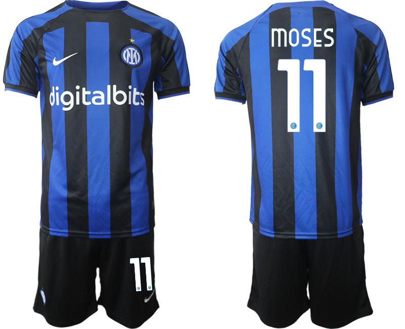 Men 2022-2023 Club Inter Milan home blue #11 Soccer Jersey